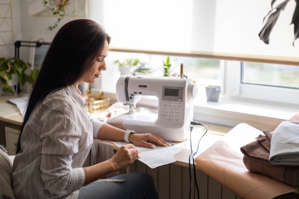 dikiş, dikiş makinesi, kıyafet, tekstil, organik yaşam