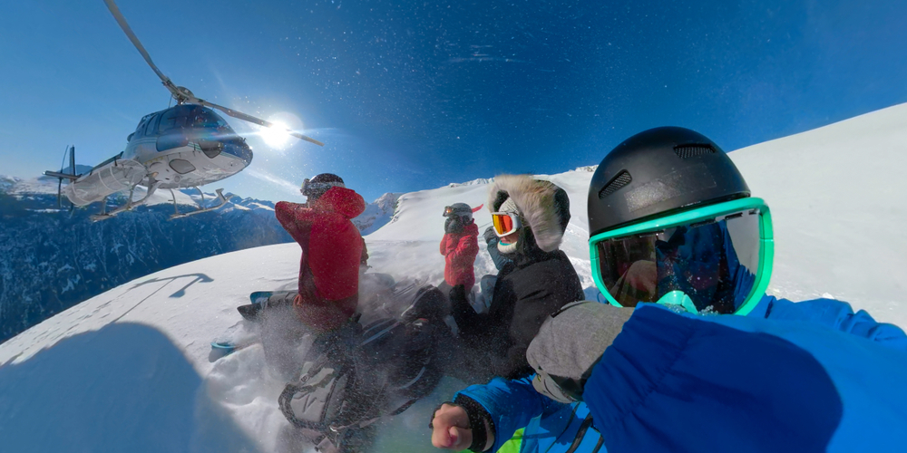 heliski, kayak, snowboard, kış, spor, ekstrem