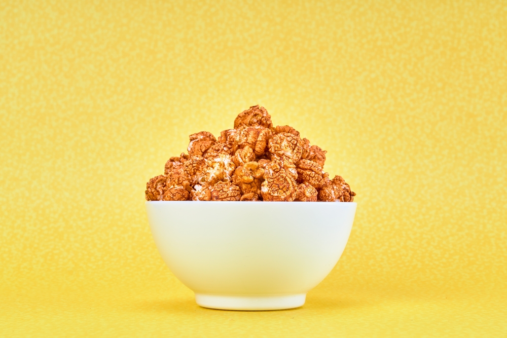 mısır, patlamış, atıştırmalık, eğlence, besin