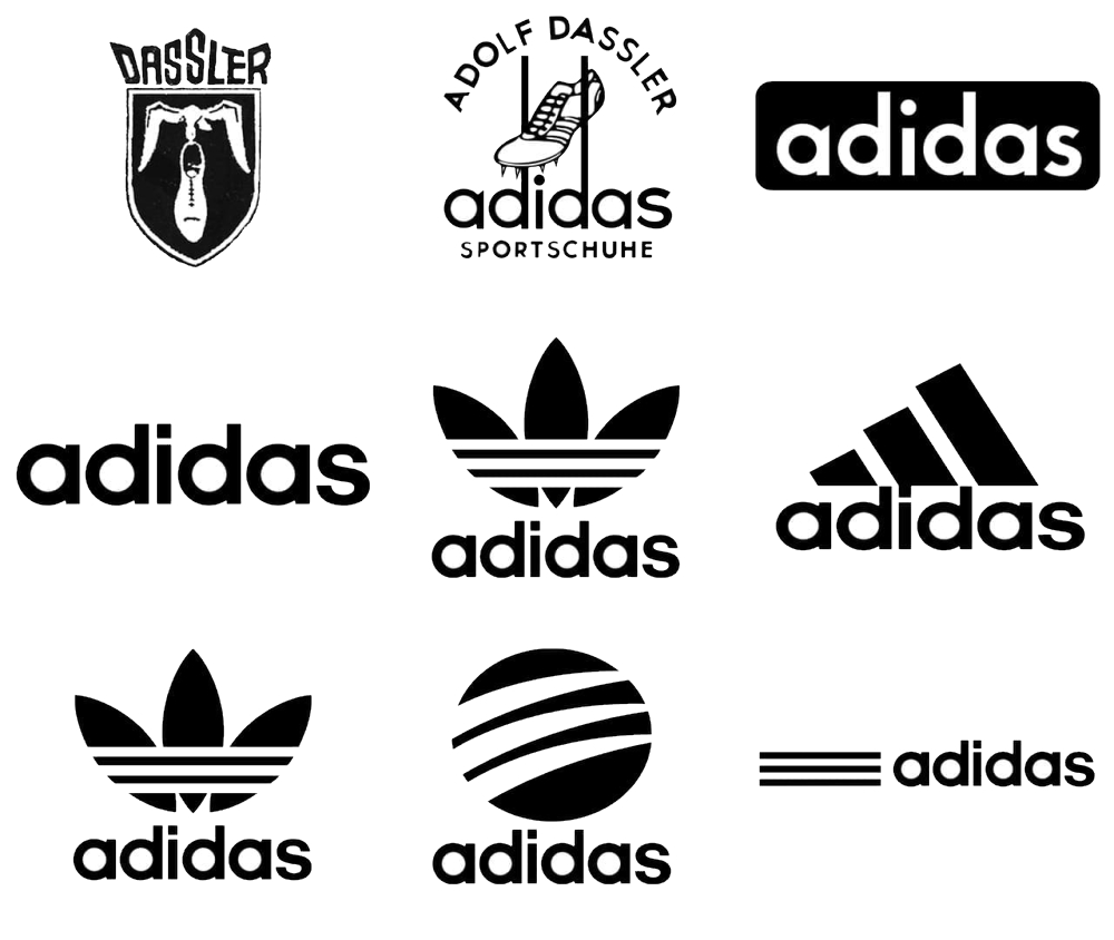 logo, marka, logotype, hikaye, tasarım, adidas