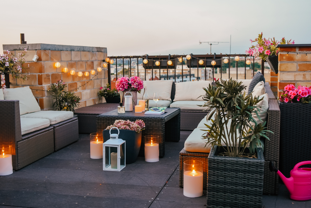 balkon, dekorasyon, estetik, mobilya