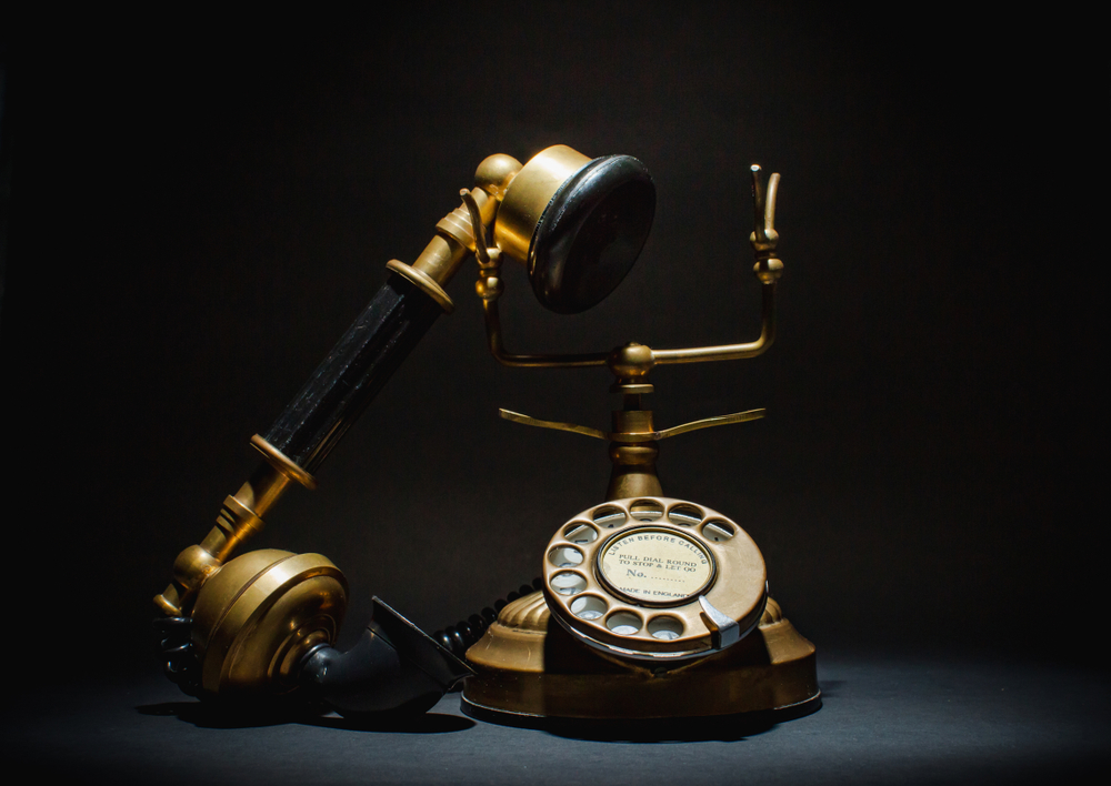 telefon, zaman, çağ, eski