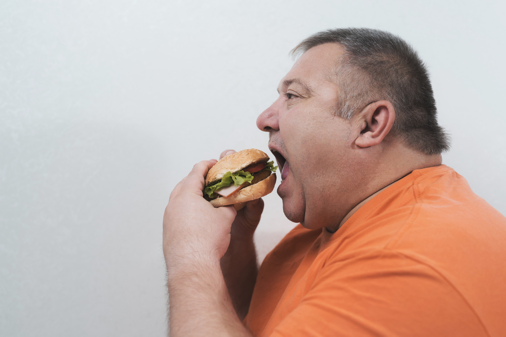 duygusal, yeme, açlık, psikoloji, istek, his, duygu, adam, hamburger