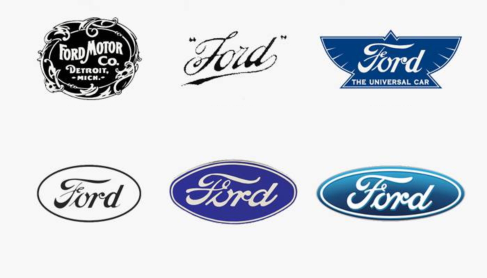 logo, marka, logotype, hikaye, tasarım, ford