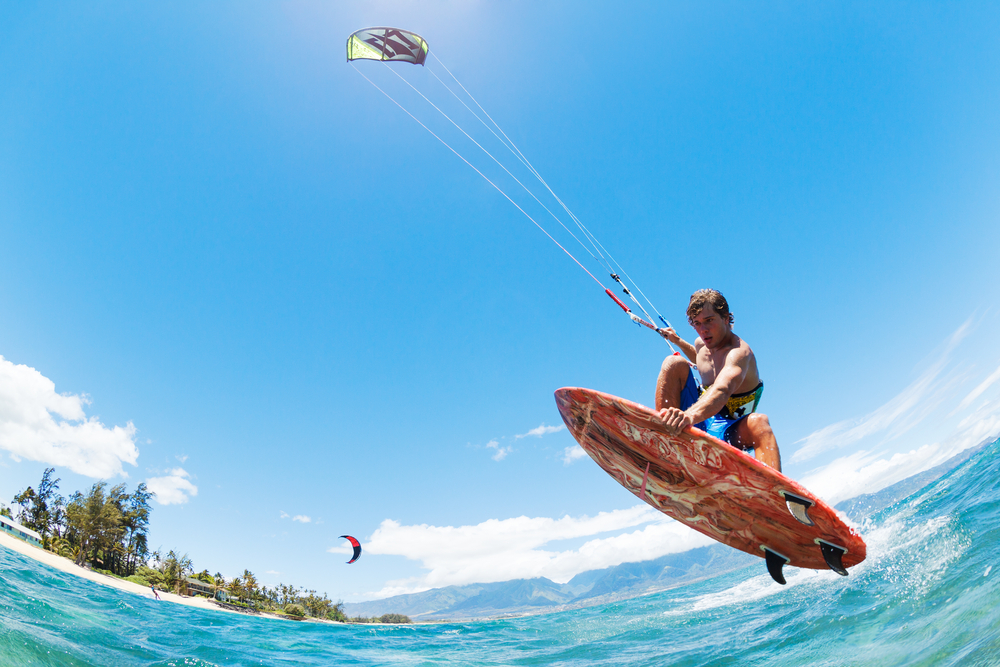 kite surfing, deniz, spor, ekstrem, adrenalin, eğlence