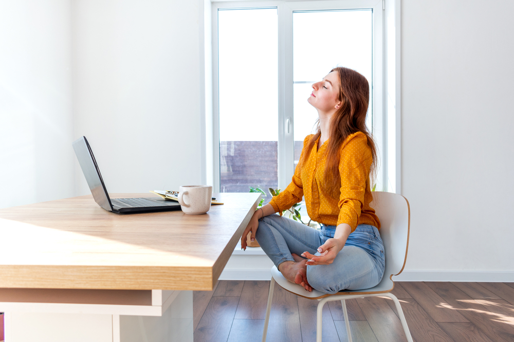 beden, tarama, meditasyon, masa başı, çalışma, ofis, sağlık