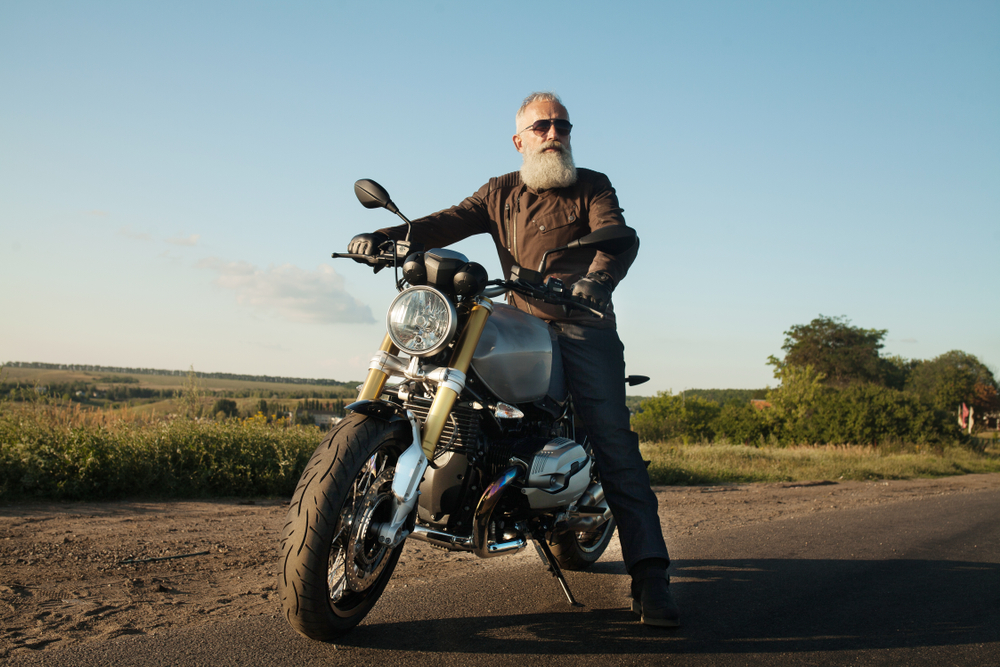 motosiklet, ekipman, araç, sürücü