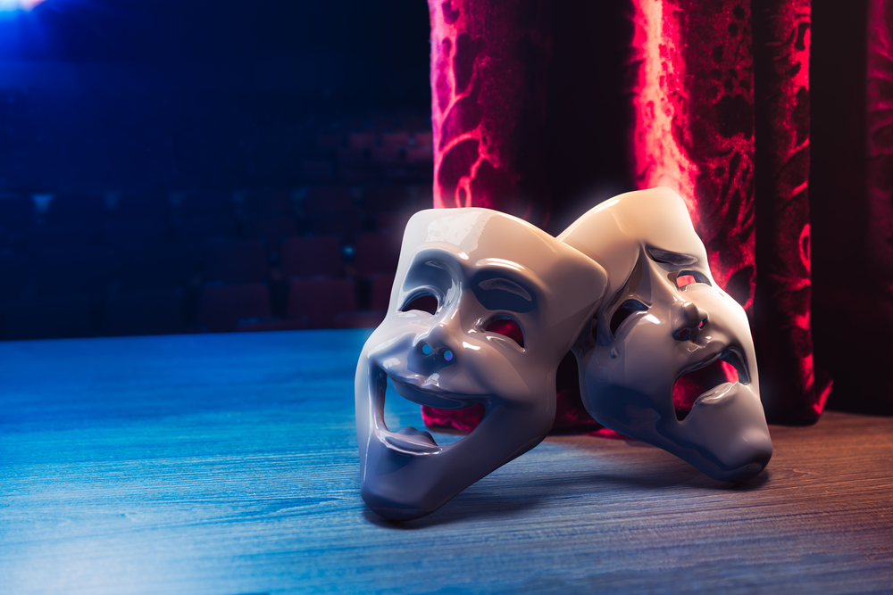 tiyatro, maske, gülme, ağlama