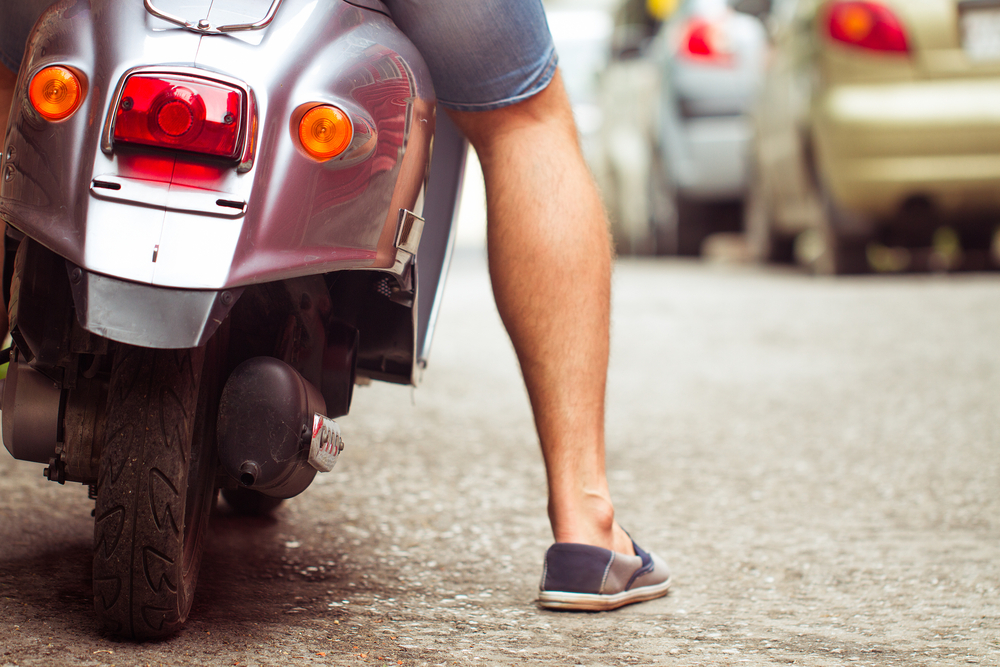 motosiklet, şehir, trafik, sürüş, erkek, kadın