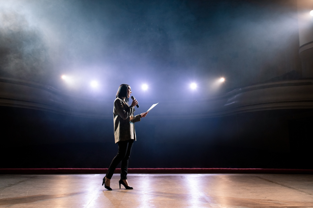 topluluk, konuşma, sahne, kalabalık, kişisel gelişim, yetenek