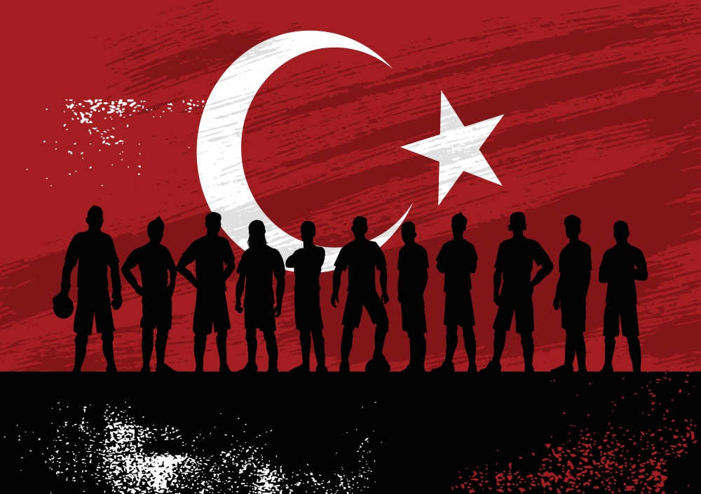 türk, a milli, futbol, takım, türk bayrağı 