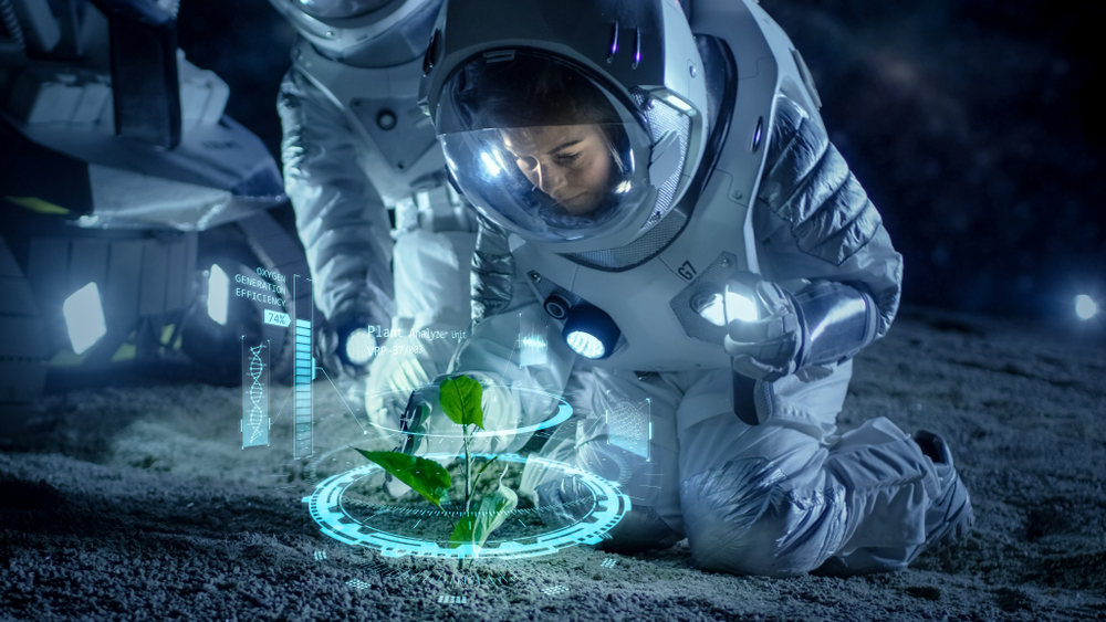 uzay, tarım, gelecek, dünya, astronot
