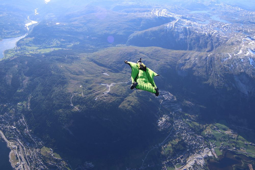 wing suit, ekstrem, spor, alternatif, uçmak